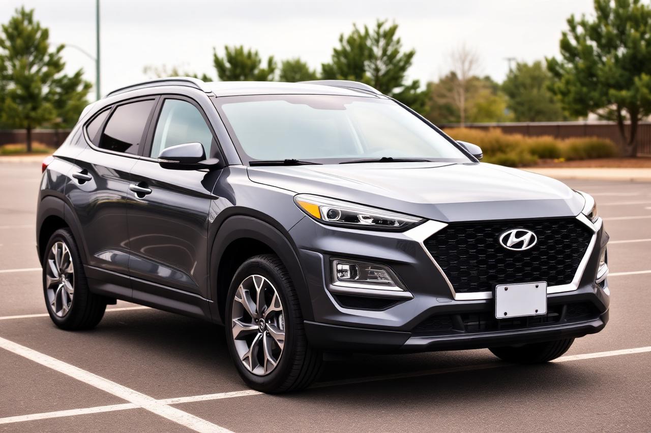 Sample grey 2022 Hyundai Tucson